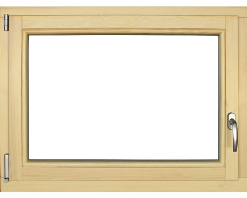 Fenêtre en bois pin, 100x75 cm DIN gauche