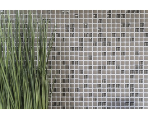 Carreaux de mosaïque avec plantes