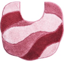 Tapis contour WC Carmen rosé 55x50 cm-thumb-0