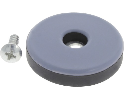 Möbelgleiter mit Schraube zur Befestigung an Möbeln