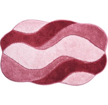 Badezimmerteppich mit Wellenmuster