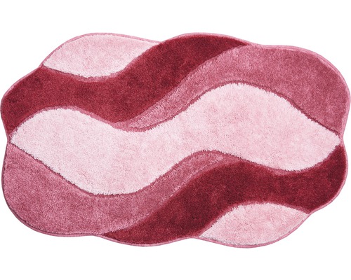 Badezimmerteppich mit Wellenmuster