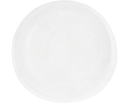 Assiette en céramique blanche