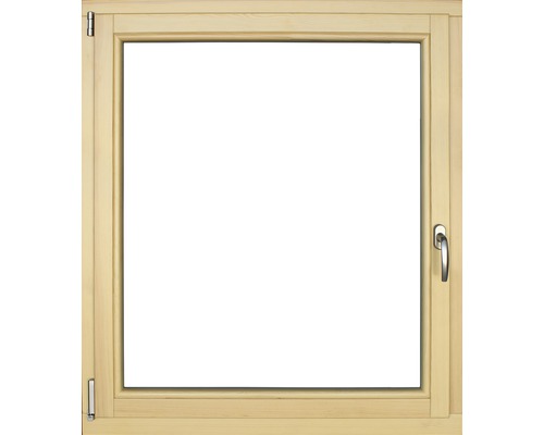 Fenêtre en bois pin, 105x120 cm DIN gauche