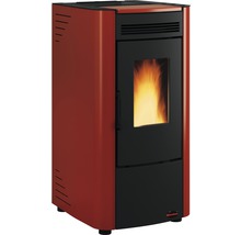 Poêle à granulés avec flamme