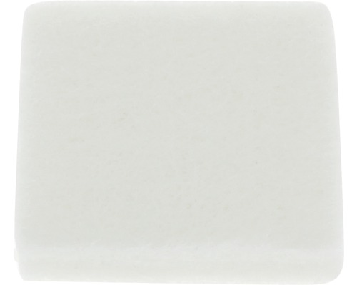 Tarrox Filzgleiter 25 x 25 x 6 mm eckig weiß 8 Stück selbstklebend