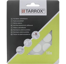 Tarrox Patin en feutre 22 x 6 mm rond blanc 16 pièces autocollant