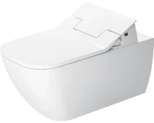 DURAVIT Tiefspül-WC Happy D.2 für SensoWash® rimless verlängerte Ausführung weiss wandhängend mit WonderGliss 25505900001 ohne Dusch-WC-Sitz