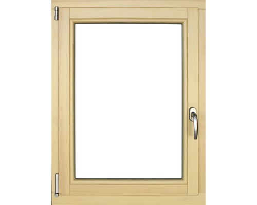 Fenêtre en bois pin, 75x100 cm DIN gauche