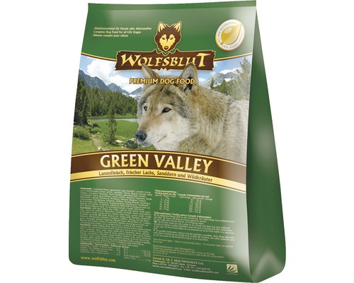 WOLFSBLUT Hundefutter trocken Green Valley 2 kg