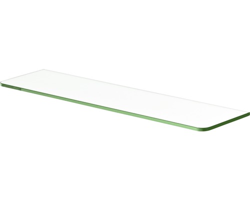 Plaque de rayon en verre Standard l 600 x P 150 x H 8 mm, transparente