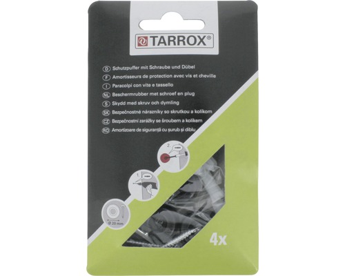 Tampons de protection Tarrox avec vis et chevilles, lot de 4