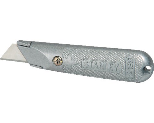 Couteau universel Stanley 50 mm avec 3 x lame trapèze 0-11-921