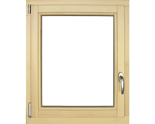 Fenêtre en bois pin, 75x90 cm DIN gauche
