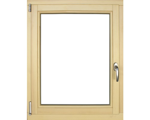 Fenêtre en bois pin, 80x100 cm DIN gauche