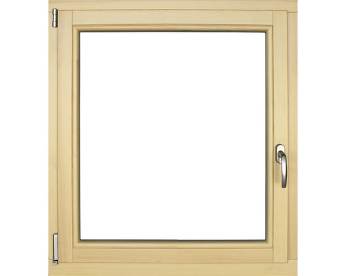 Fenêtre en bois pin, 90x100 cm DIN gauche
