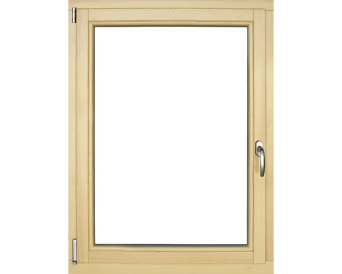 Fenêtre en bois pin, 90x120 cm DIN gauche