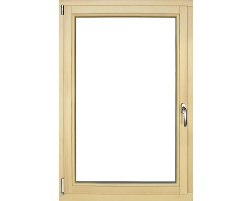 Fenêtre en bois pin, 90x135 cm DIN gauche