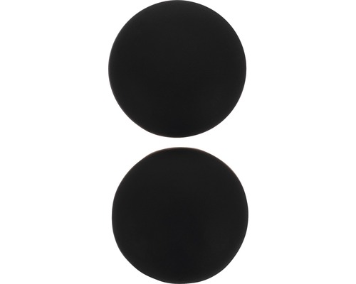 Zwei runde Gummi-Füsse