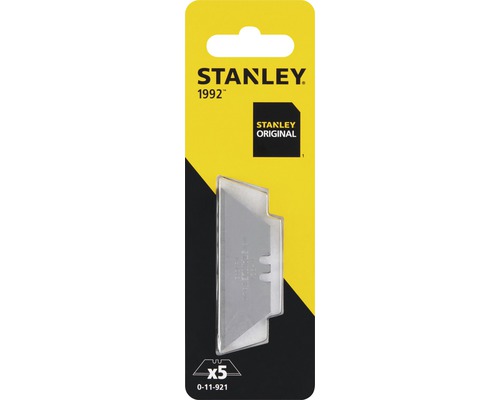 Stanley Lames trapézoïdales de rechange 19 x 62 x 0,65 mm pack de 5