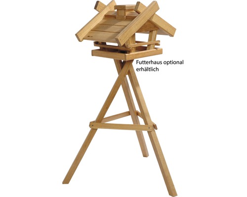 Vogelfutterhausständer aus Eiche massiv 60x60x90 cm Vogelfutterhausständer aus Eiche massiv 60x60x90 cm