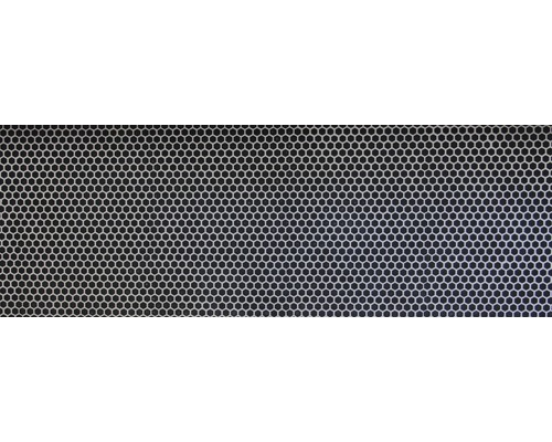 Grille métallique avec ouvertures hexagonales