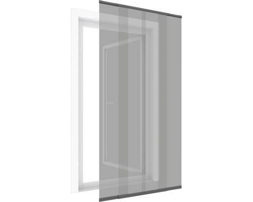 Moustiquaire de porte devant une fenêtre ouverte