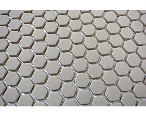 Mosaïque de forme hexagonale