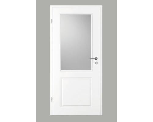Porte intérieure Pertura Pila 02 blanc vernis 86.0X198.5 cm gauche LA-G3 (sans vitrage)