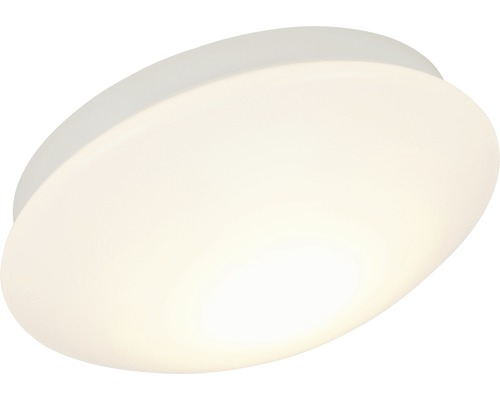 LED Badezimmer Deckenleuchte IP44 12W 1200 lm 3000 K warmweiß HxØ 95x290 mm Elara weiß