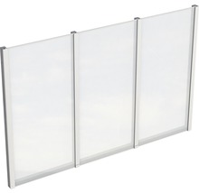 Paroi latérale SKAN HOLZ für Toiture pour terrasses indépendant 305x200 cm gris ardoise