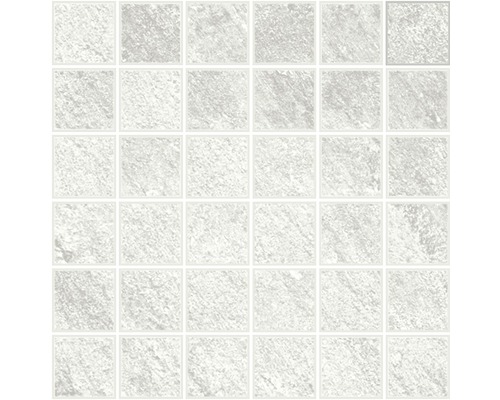 Mosaïque en grès cérame Discovery Glacier, 30x30 cm Mosaïque carrée à effet pierre