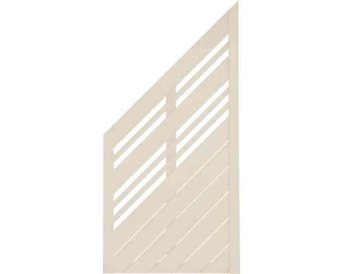 Élément de clôture Konsta Reddy gauche 90x180/90 cm naturel