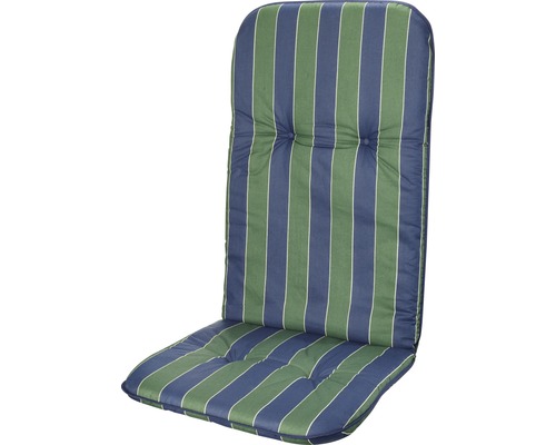 Galette d'assise beo® 116x47x5 cm coton bleu vert