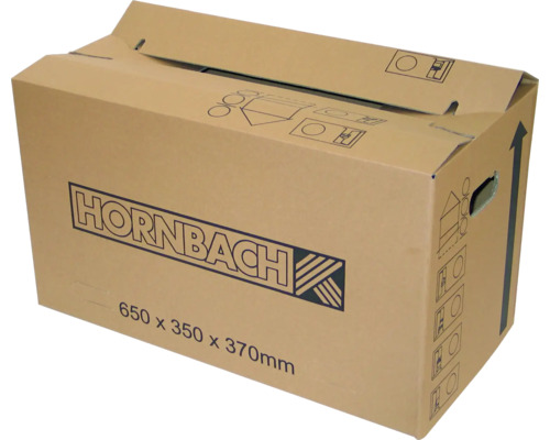 Umzugskarton HORNBACH Cargo Point 650 x 370 x 350 mm Pappe 84 l bis 30 kg