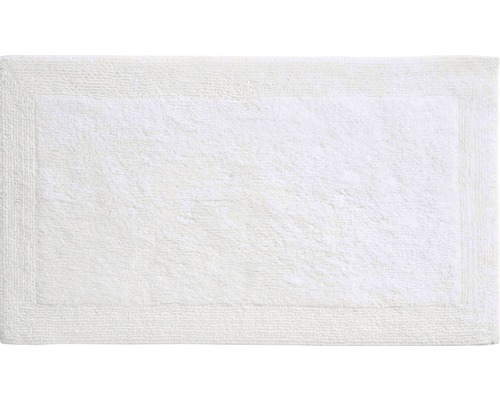 Tapis de bain Luxor blanc 60x100 cm