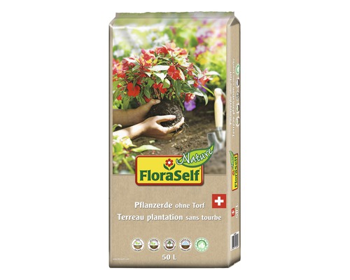 Pflanzerde ohne Torf FloraSelf Nature® 50 L