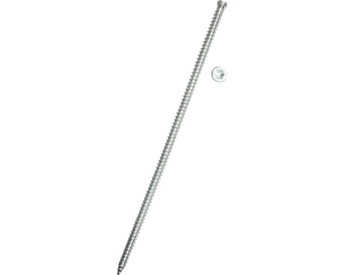 Une vis à tête fraisée avec rondelle