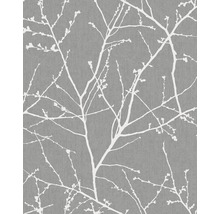Papier peint 33-272 Innocence intissé branches gris foncé