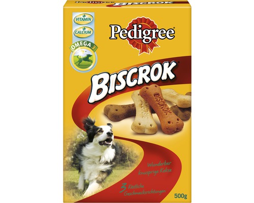 En-cas pour chien Pedigree Biscrok 500 g