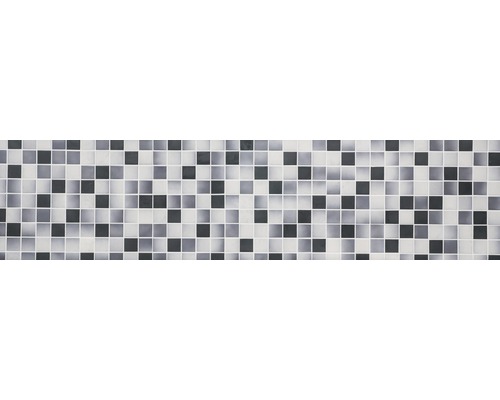 Carreaux de mosaïque avec des éléments carrés gris et blancs
