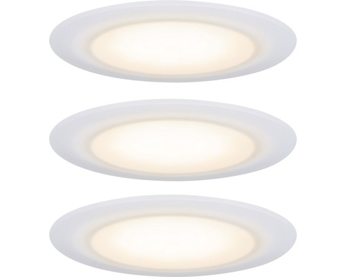 Drei LED-Einbaustrahler