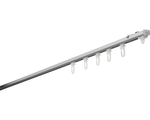 Rail de rideau avec accessoires pour la suspension des rideaux