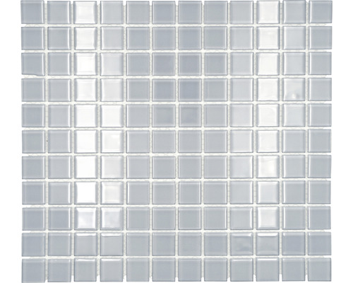 Glasmosaik CM 4021 hellgrau 30,5x32,5 cm