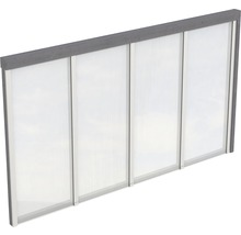 Élément de toit de terrasse en bois et plastique