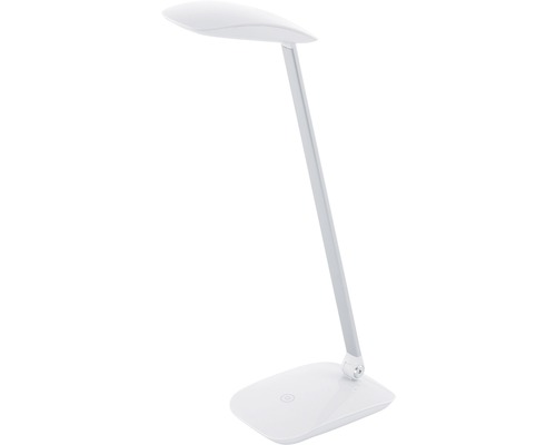 Lampe de table à LED Cajero blanc 1x5 W avec variateur d'intensité tactile orientable H 500 mm