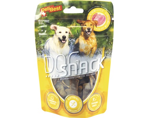 Delibest Hundesnack Fleischstreifen Hähnchen 50 g DeliBest Dog Snack Ergänzungsfuttermittel für Hunde, glutenfrei