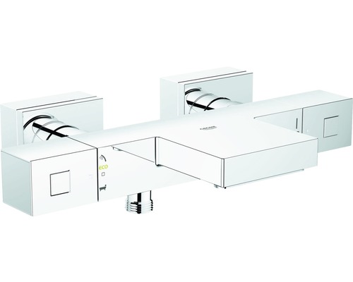Robinet de baignoire avec thermostat GROHE Grohtherm Cube chrome 34497000 Robinet de baignoire mural