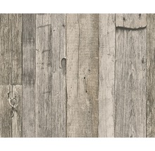 Papier peint avec motif de planches de bois