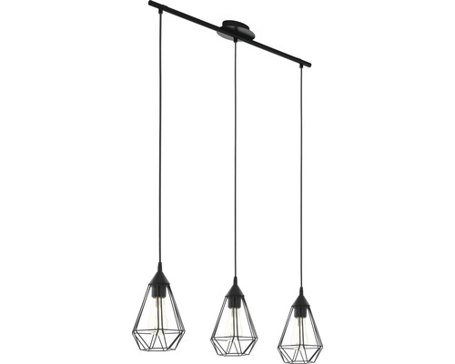 Luminaire suspendu avec trois abat-jour géométriques